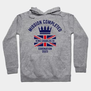 Mission Completed / King Charles 3rd / Coronation 2023 (Navy) Hoodie